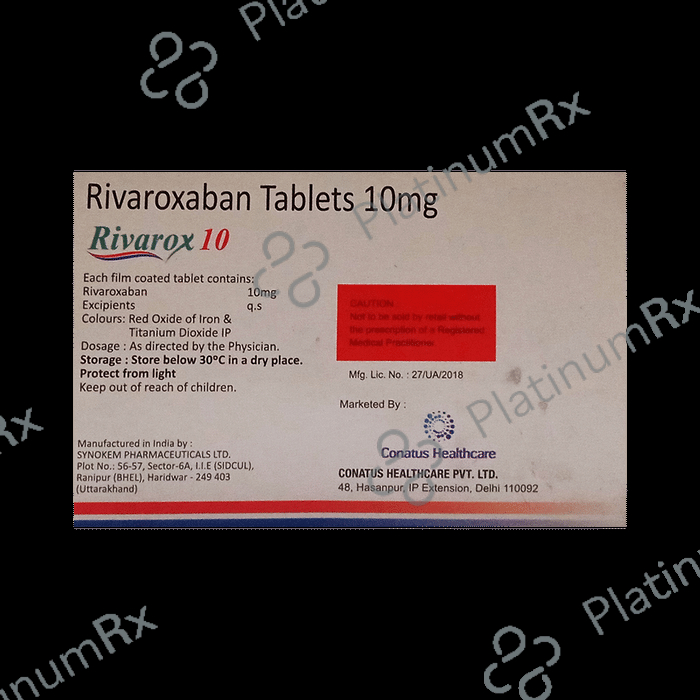 Rivarox 10 Tablet 14 tablets