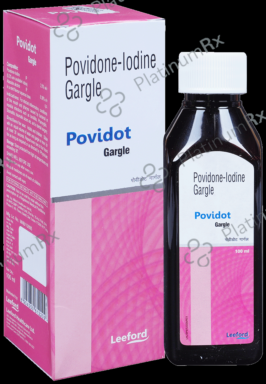 Povidot Gargle 100ml for Oral Care