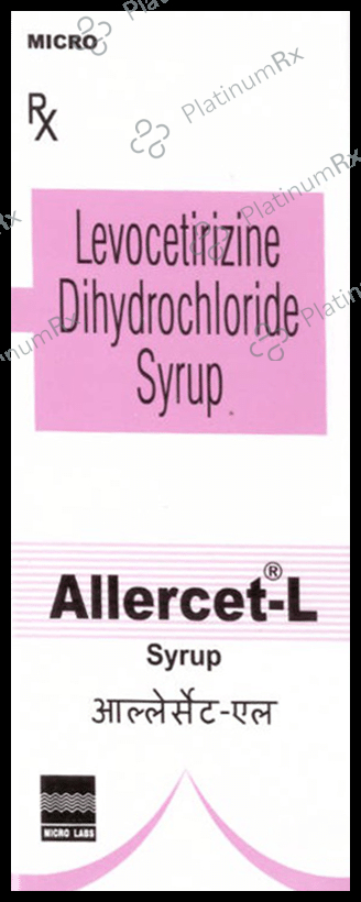 Allercet L 2.5mg Syrup 60ml