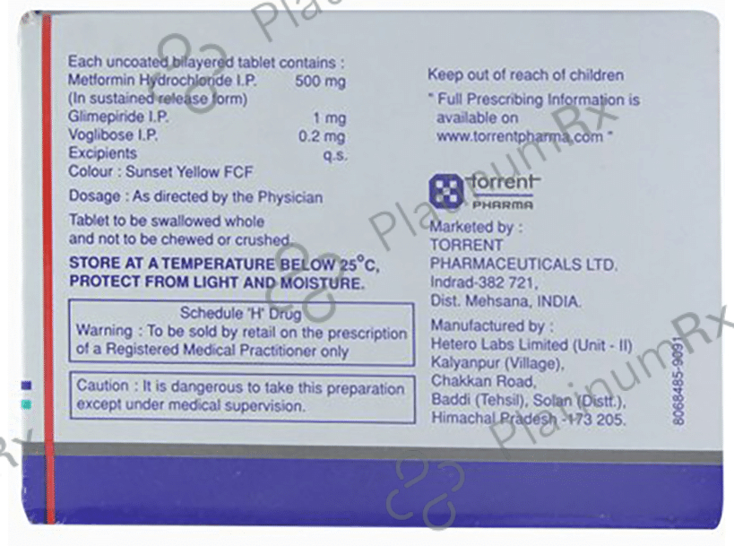 Azulix MV 1/500/0.2mg Tablet SR 10s