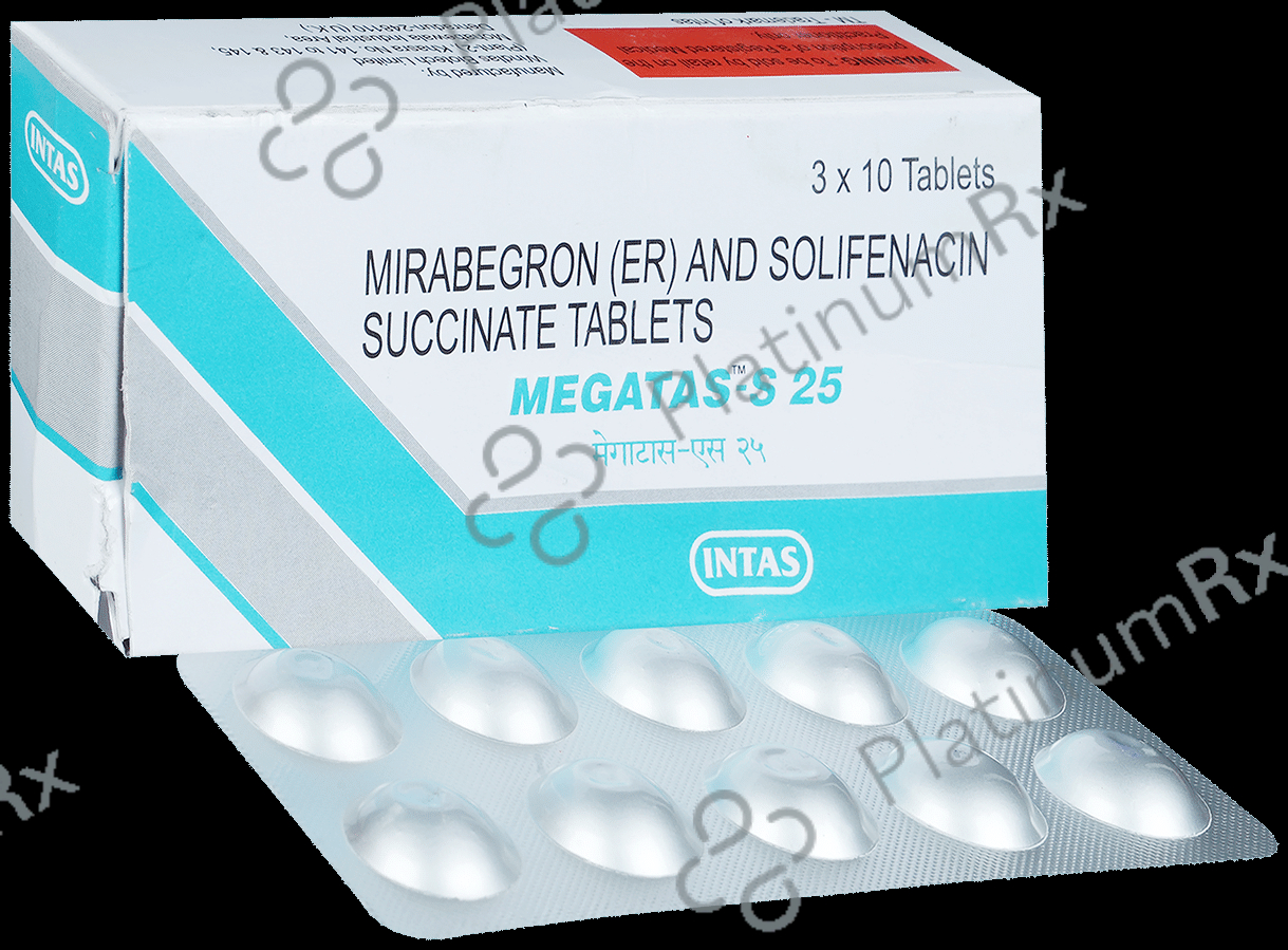 Megatas S 25/5mg Tablet ER 10s