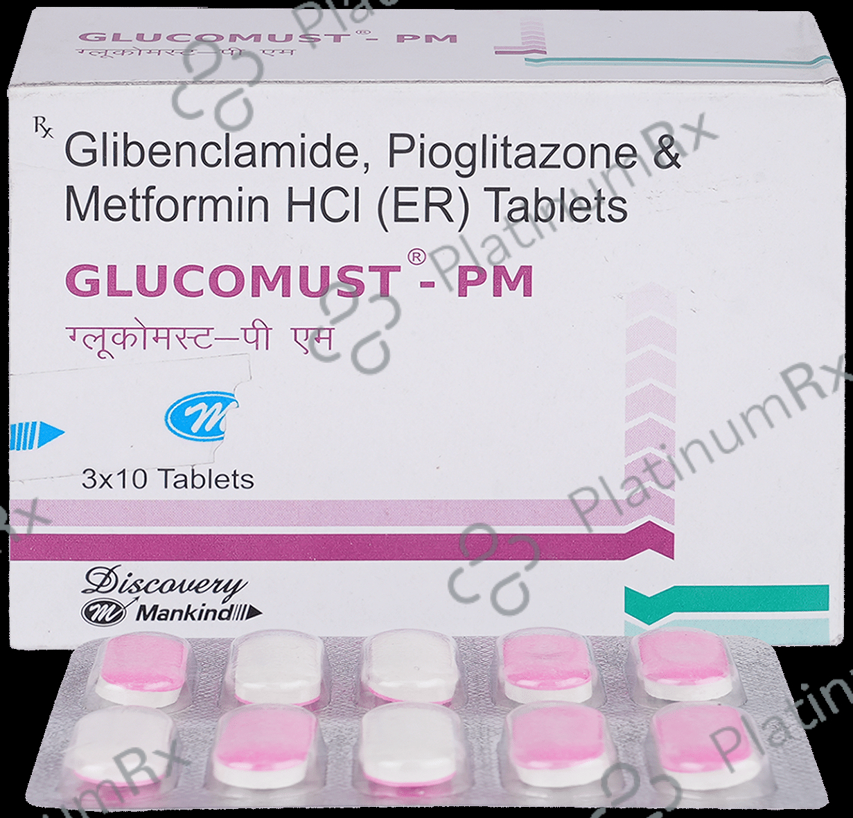 Glucomust PM 5/500/15mg Tablet ER 10s
