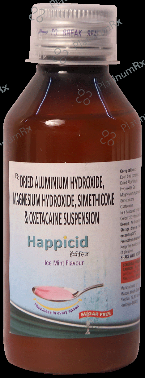 Happicid Oral Gel Ice Mint Sugar Free
