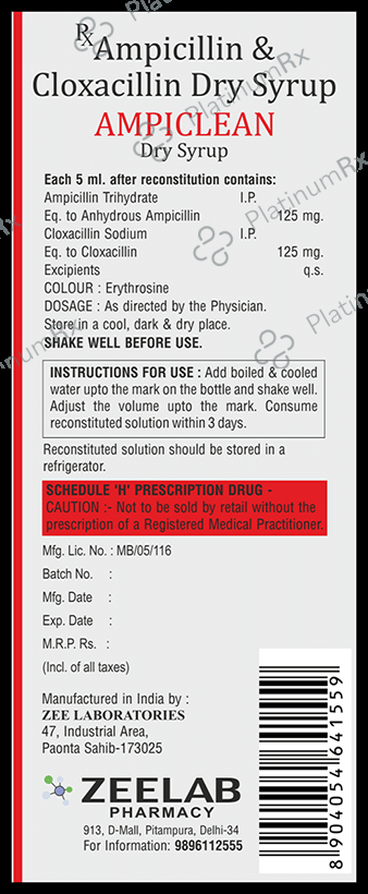 Ampiclean Dry Syrup