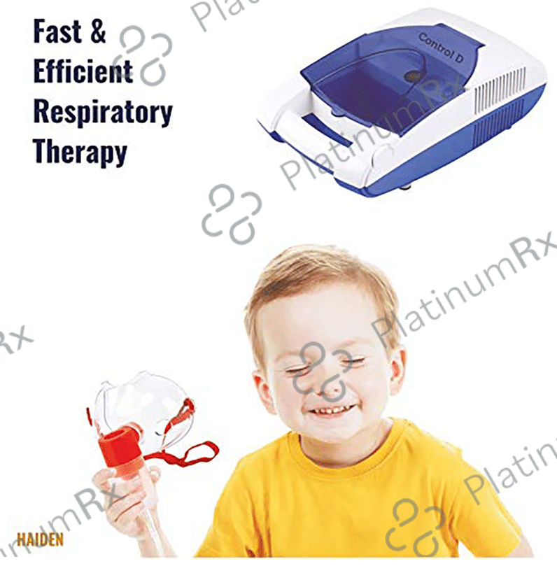 Control D Premium Compressor Complete Kit with Mouth Piece, Child and Adult Masks Nebulizer