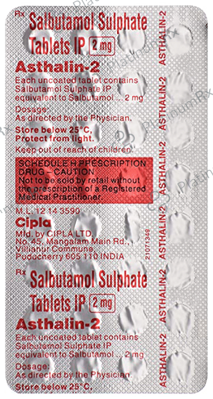 Asthalin 2 Tablet 30 Tablet