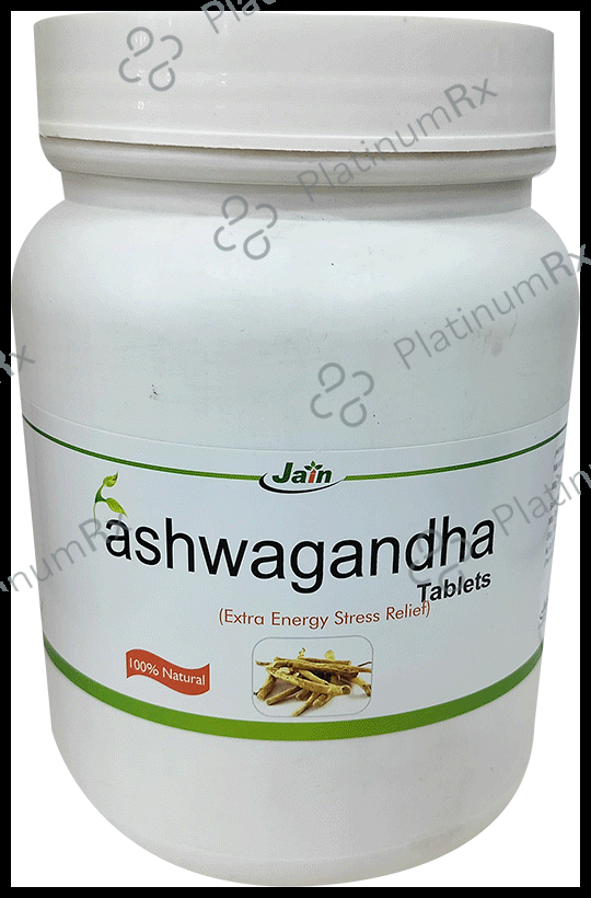 Jain Ashwagandha (Withania Somnifera) 850mg Tablet 1000 tablets