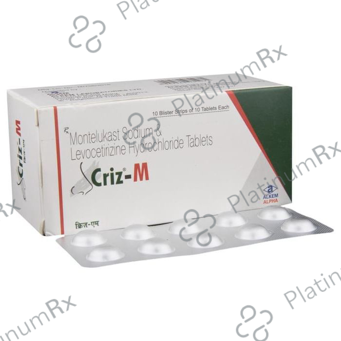 Criz M 5/10mg Tablet 10s