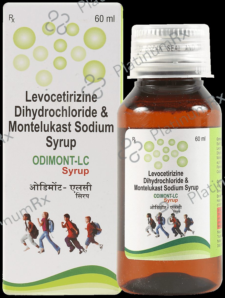 Odimont LC 2.5/4mg Syrup 60ml