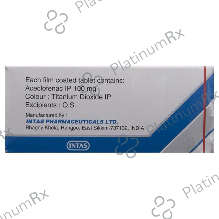 Hifenac 100mg Tablet 10s