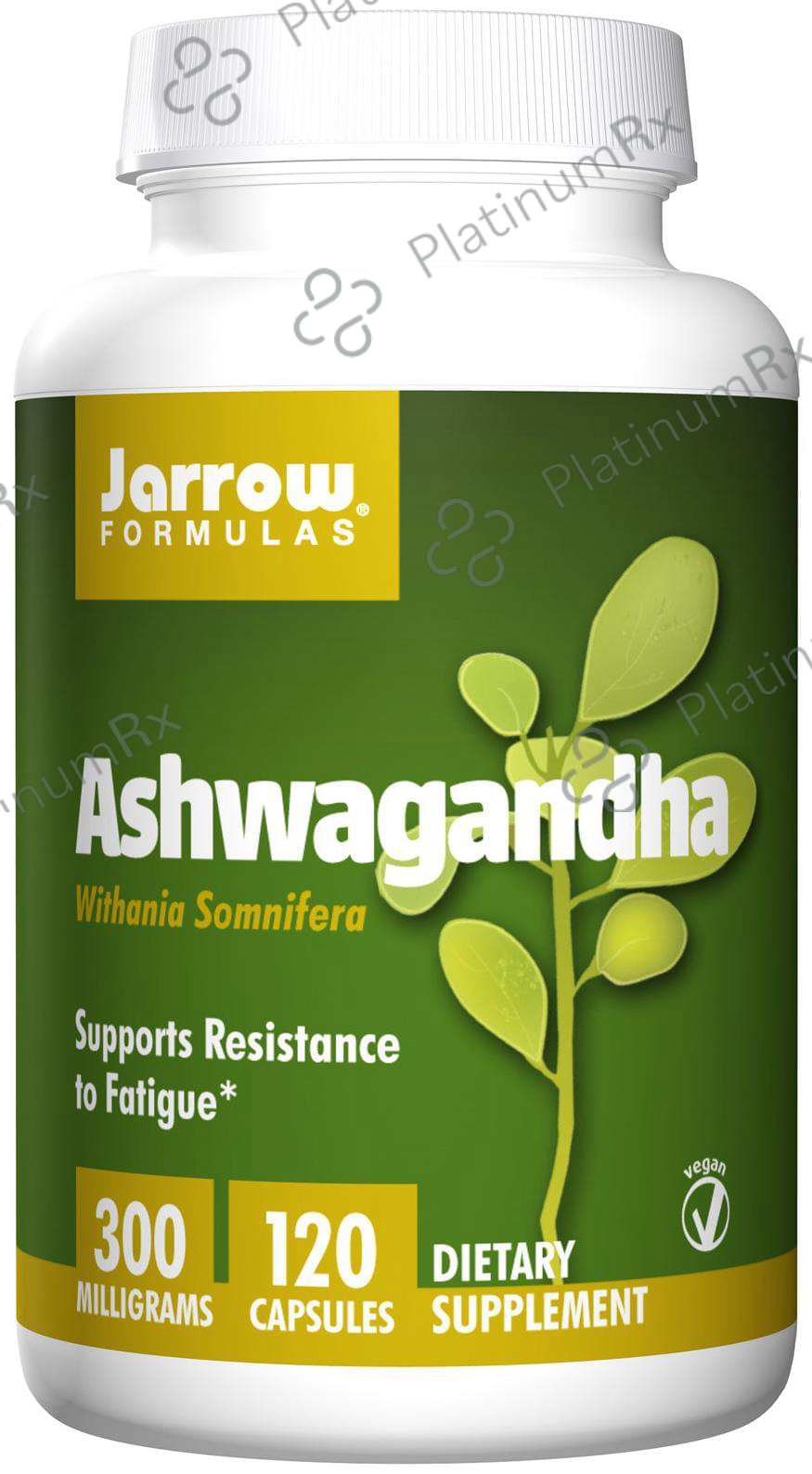Jarrow Formulas Ashwagandha 300mg Capsule - Supports Resistance to Fatigue