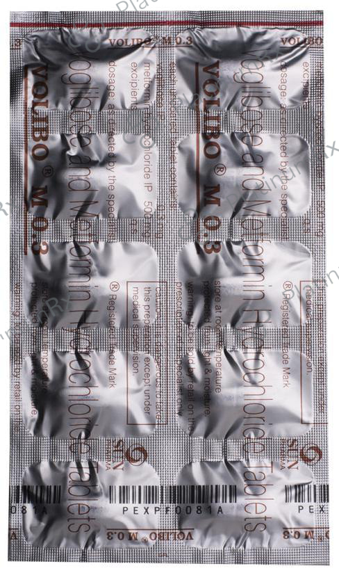 Volibo M 0.3/500mg Tablet 10s