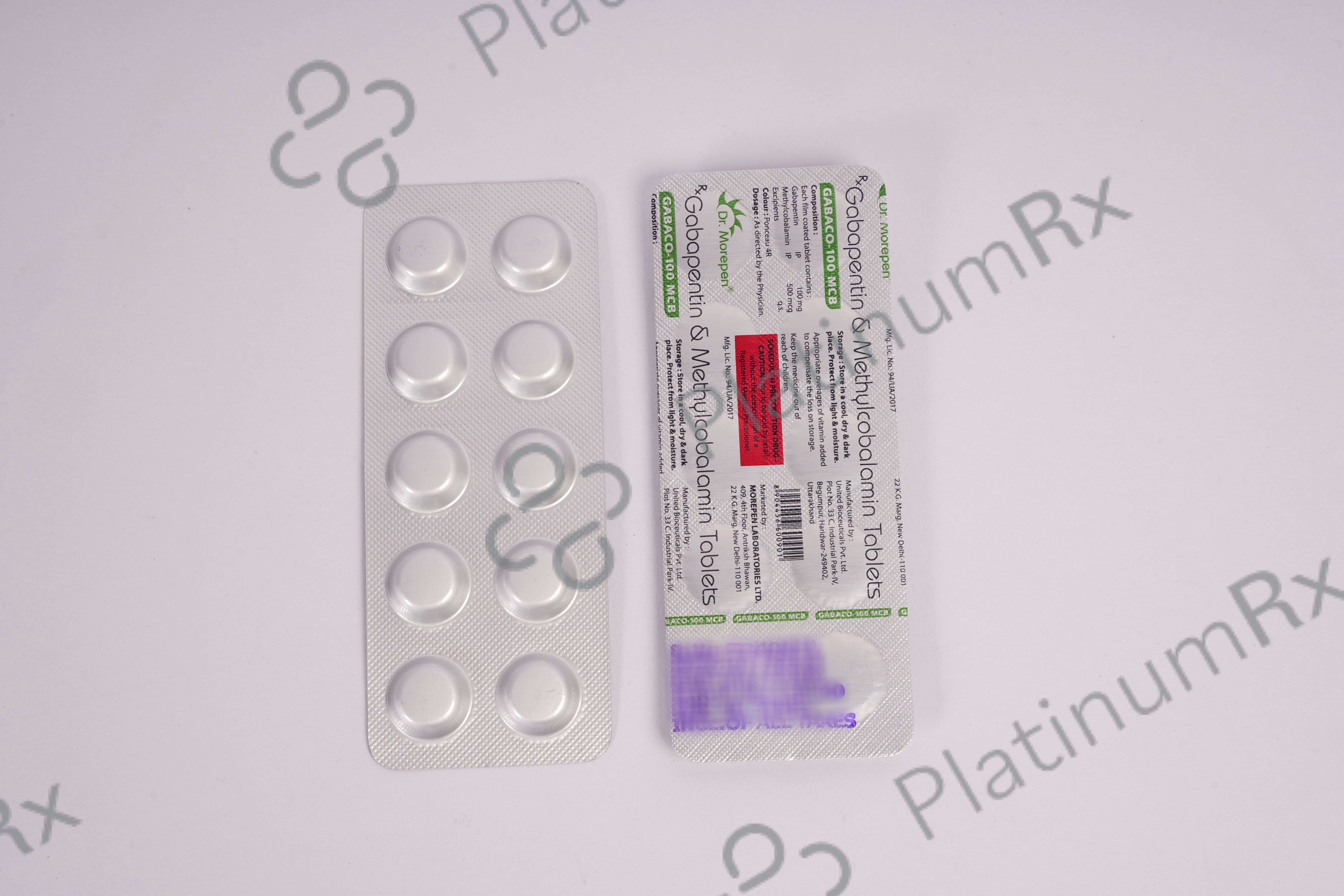 Gabaco 100 MCB Tablet 10s