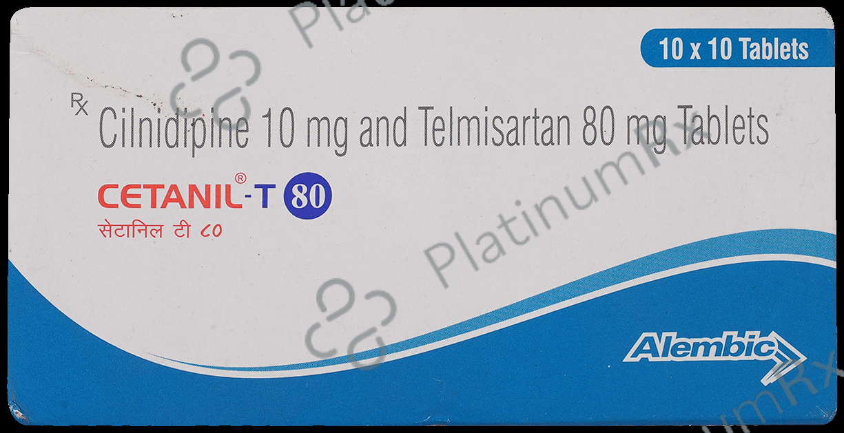 Cetanil T 10/80mg Tablet 10s