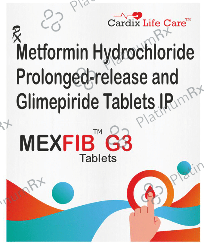 Mexfib G 3mg/500mg Tablet SR