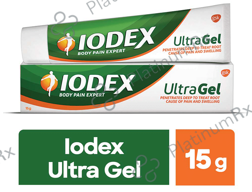 Iodex Ultra Pain & Swelling Relief Gel 15 gm