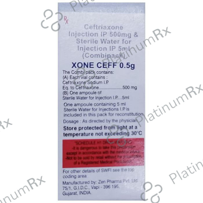 Xone Ceff 500mg Injection