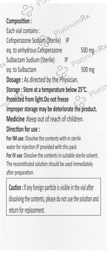 Cefvil S 1gm Injection