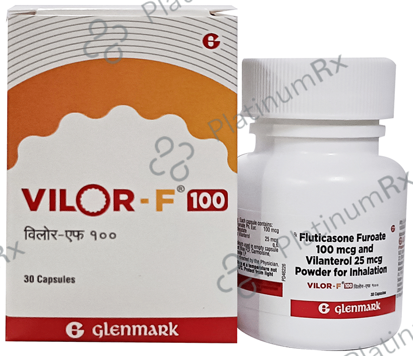 Vilor F 100/25mcg Capsule 120s