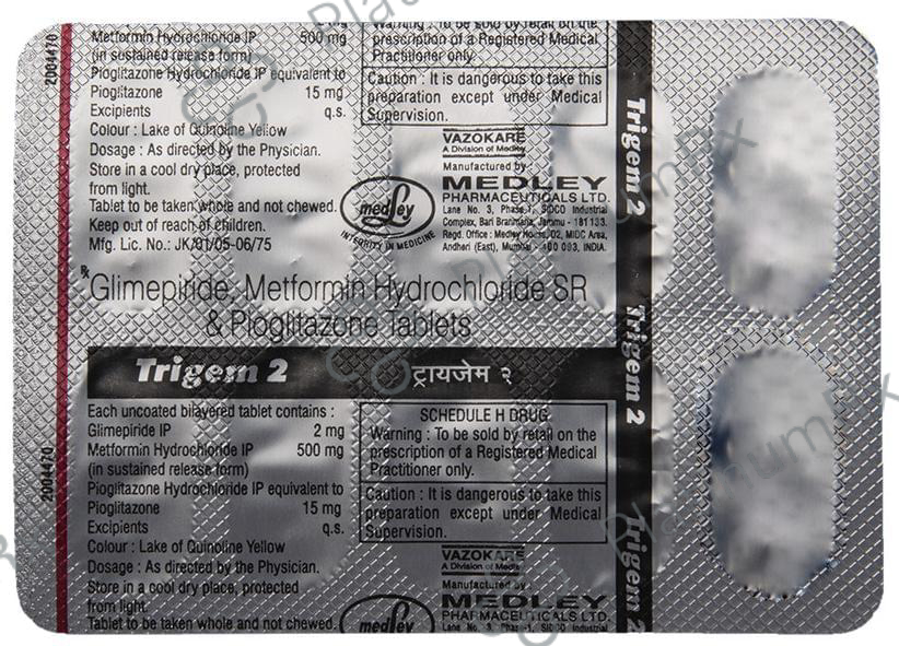 Trigem 2/500/15mg Tablet SR 10s