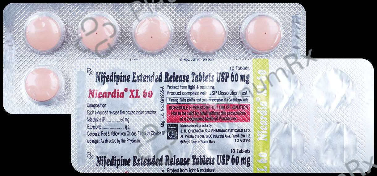 Nicardia XL 60 Tablet 10 Tablet ER