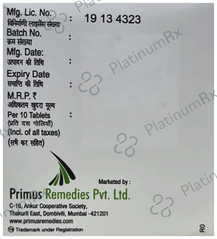 Priglip M 20/500mg Tablet SR 10s