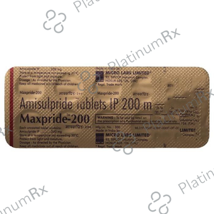 Maxpride 200mg Tablet 10s