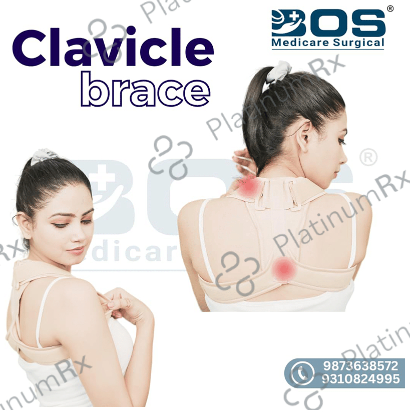 Bos Medicare Surgical Back Shoulder Posture Corrector Adjustable Clavicle Brace Support Belt Extra Large