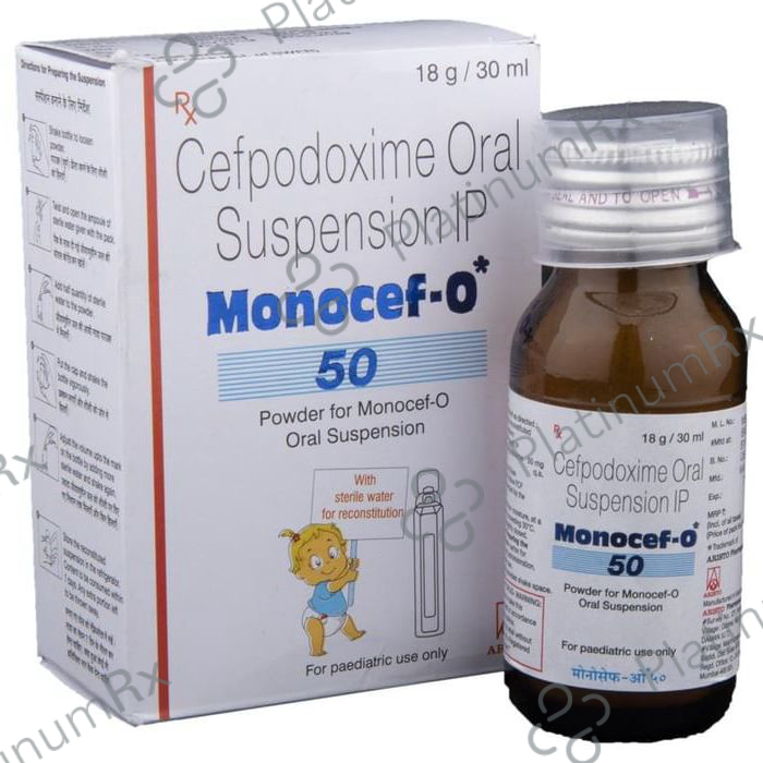 Monocef O 50mg Oral Suspension 30ml