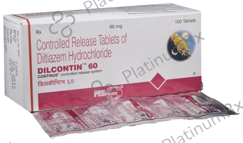 Dilcontin 60mg Tablet CR 10s