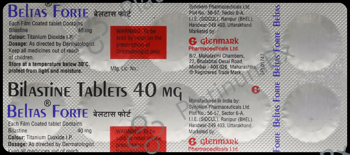 Beltas Forte 40mg Tablet