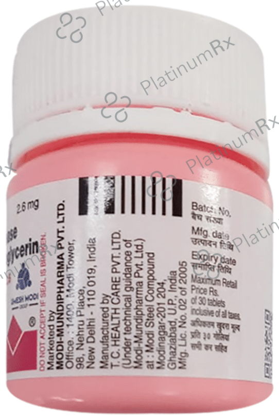 Nitrocontin 2.6mg CR Tablet 30s