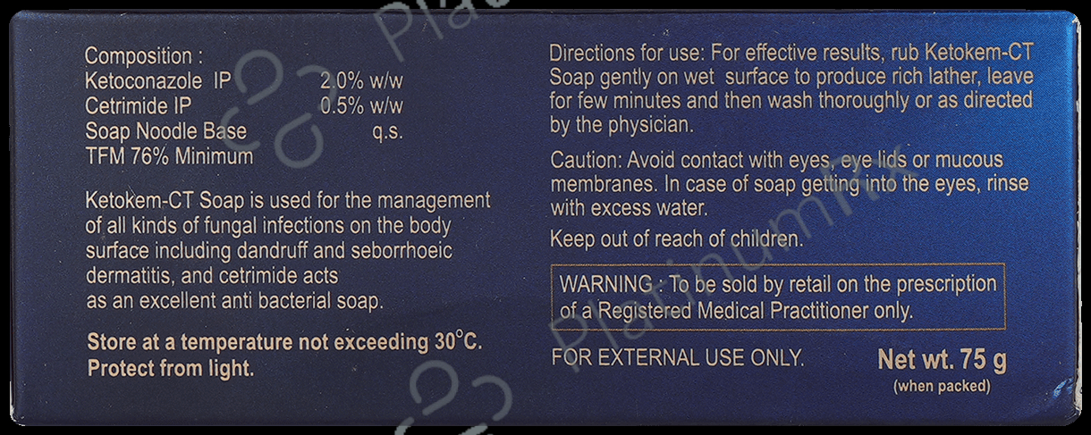 Ketokem CT Soap 75gm
