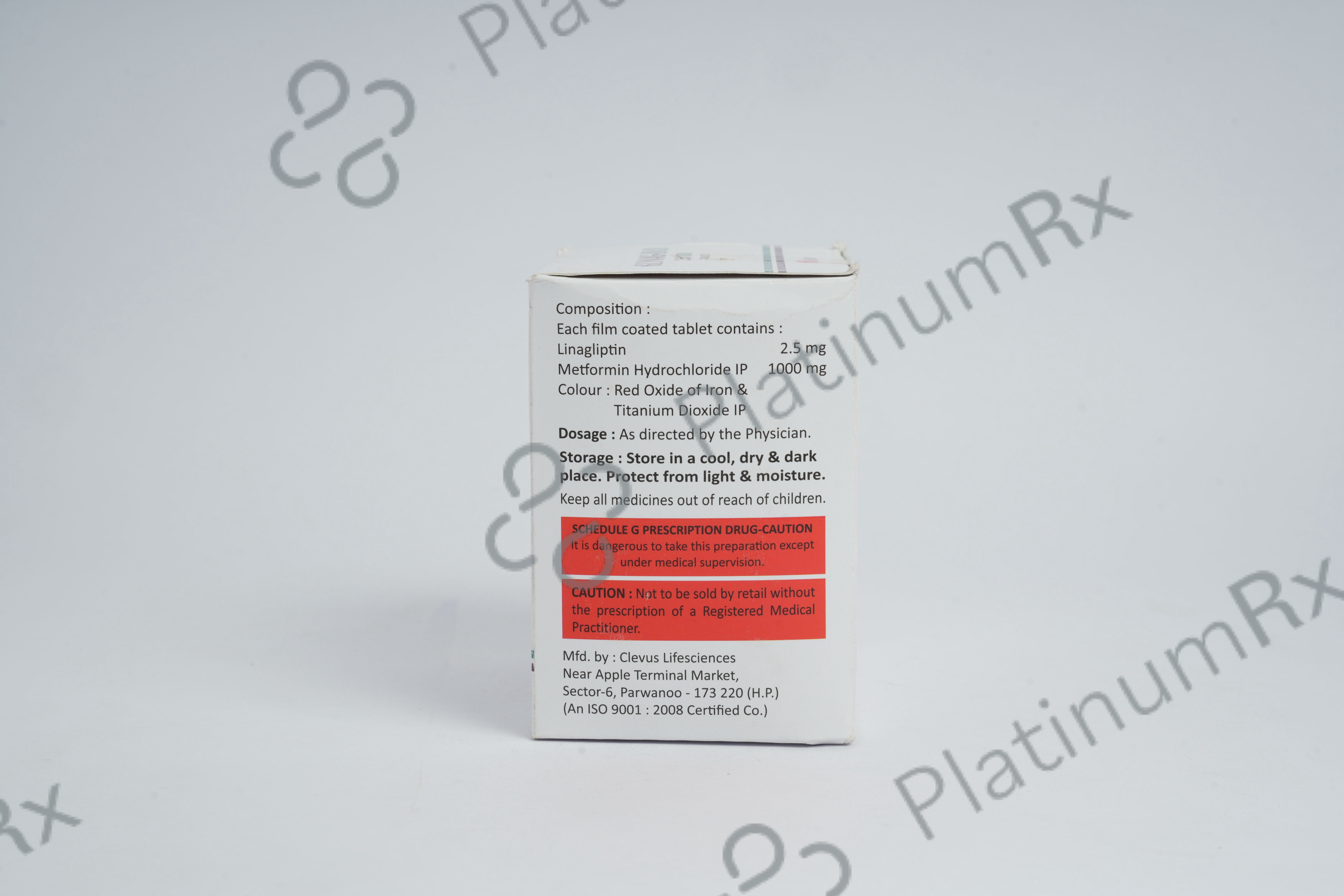 Glynag Duo 1000/2.5mg Tablet 10s