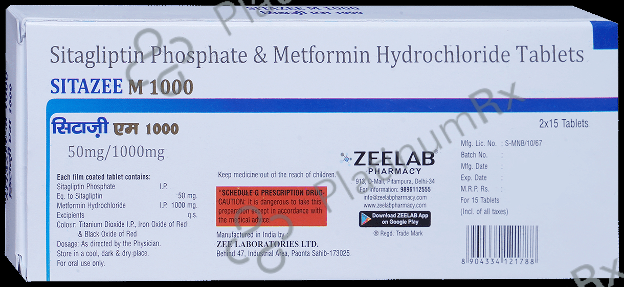 Sitazee M 1000 Tablet