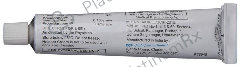 Halobet 0.05% Cream 30gm
