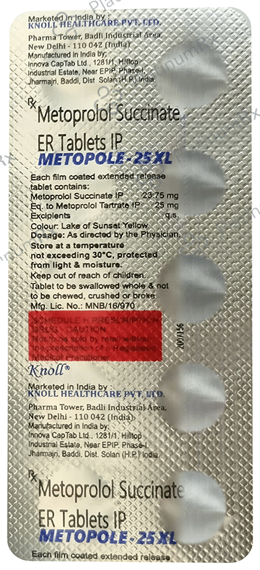Metopole 25 XL Tablet