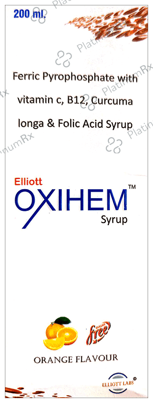 Oxihem Syrup Orange Sugar Free