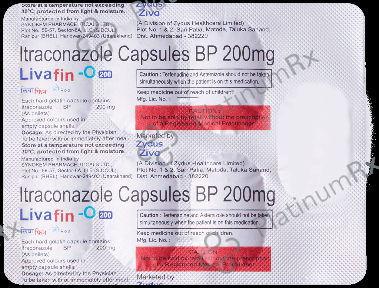 Livafin O 200mg Capsule
