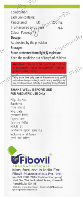 Paravil 250 Oral Suspension