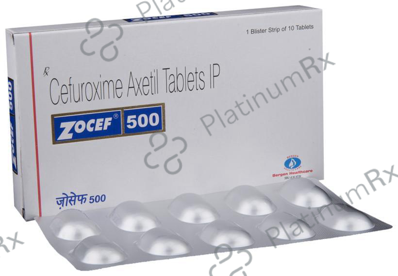 Zocef 500mg Tablet 10s