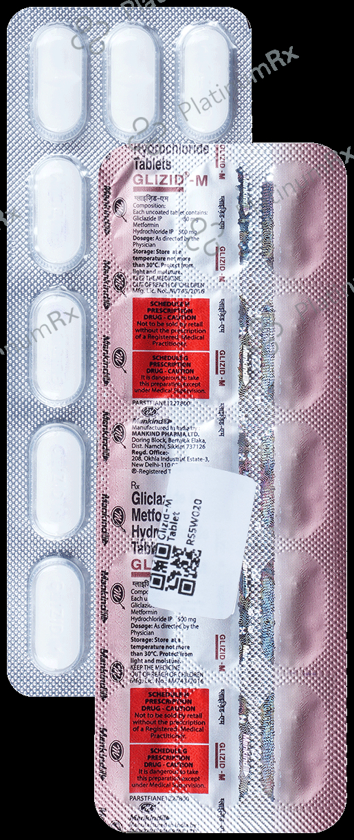 Glizid M 80/500mg Tablet 15s