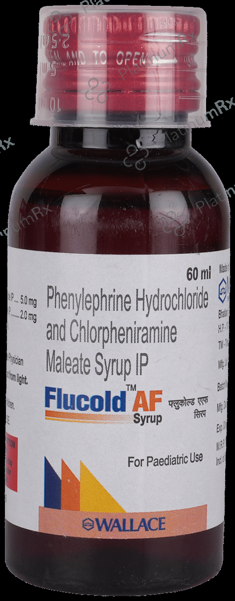 Flucold AF 2/5mg Syrup 60ml