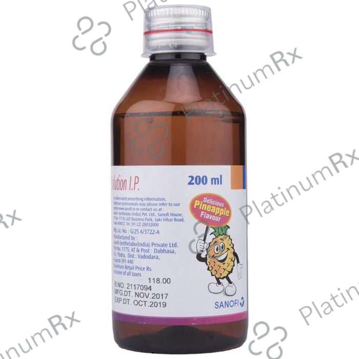 Valparin 200 Oral Solution Delicious Pineapple