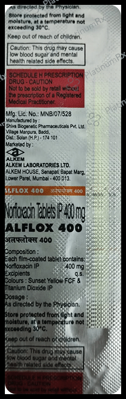 Alflox 400 Tablet