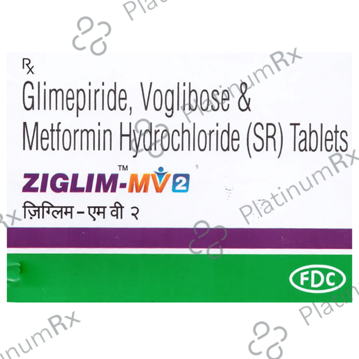 Ziglim MV 2/500/0.2mg Tablet 10s