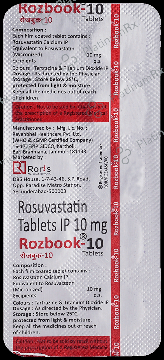 Rozbook 10mg Tablet