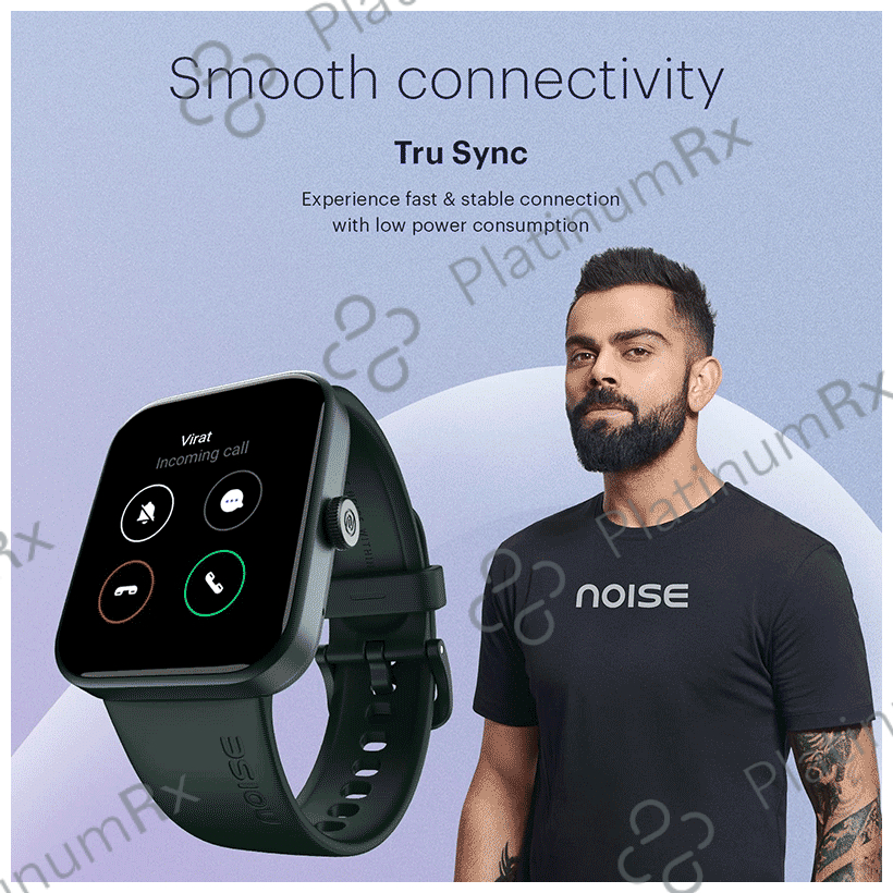 Noise Color Fit Pulse Go Buzz Smartwatch Jet Black