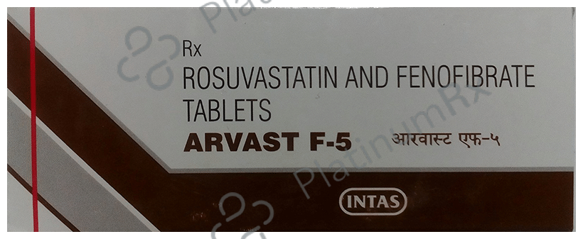 Arvast F 5/67mg Tablet 10s