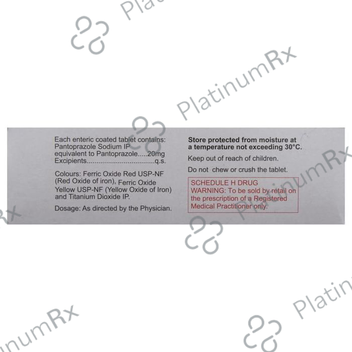 PAN 20mg Tablet 15s